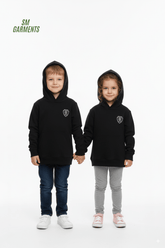 ROADWEAR Kids’ Classic Black Pullover Hoodie with Logo - Smgarment's